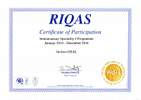 RIQAS Immunoassay Speciality I 2014