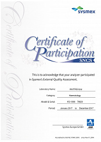 Certificate of Participation XS-1000i 70820